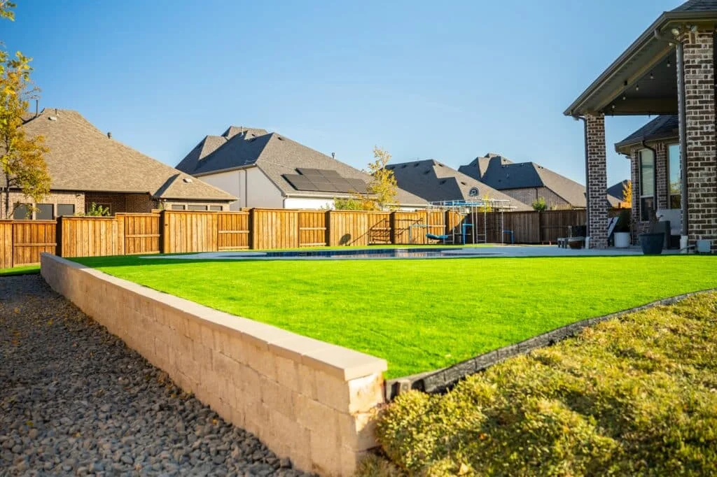 Professional landscaping and lawn maintenance service in Southlake TX residential yard